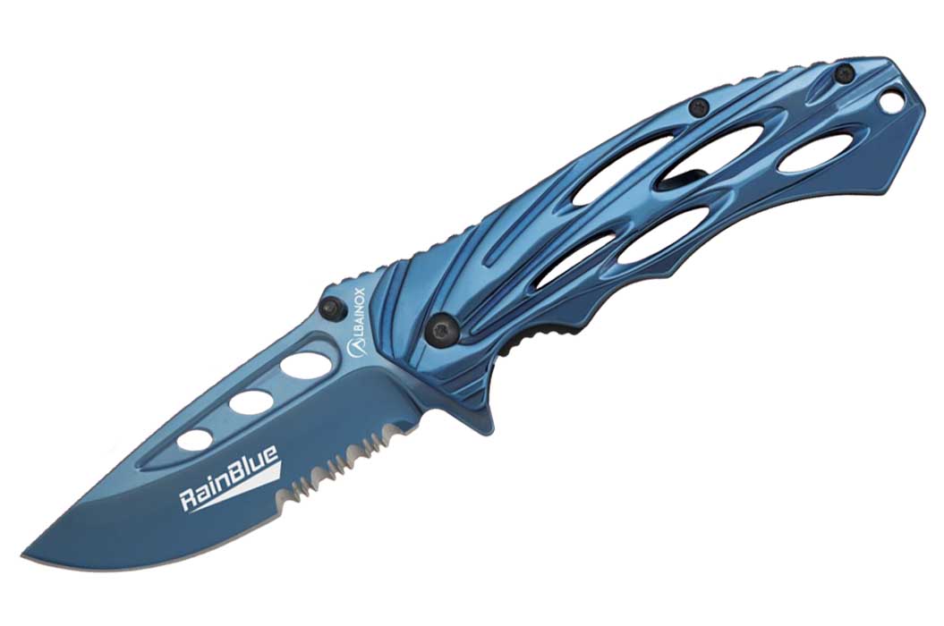 Couteau De Poche Kraken Rainblue Albainox