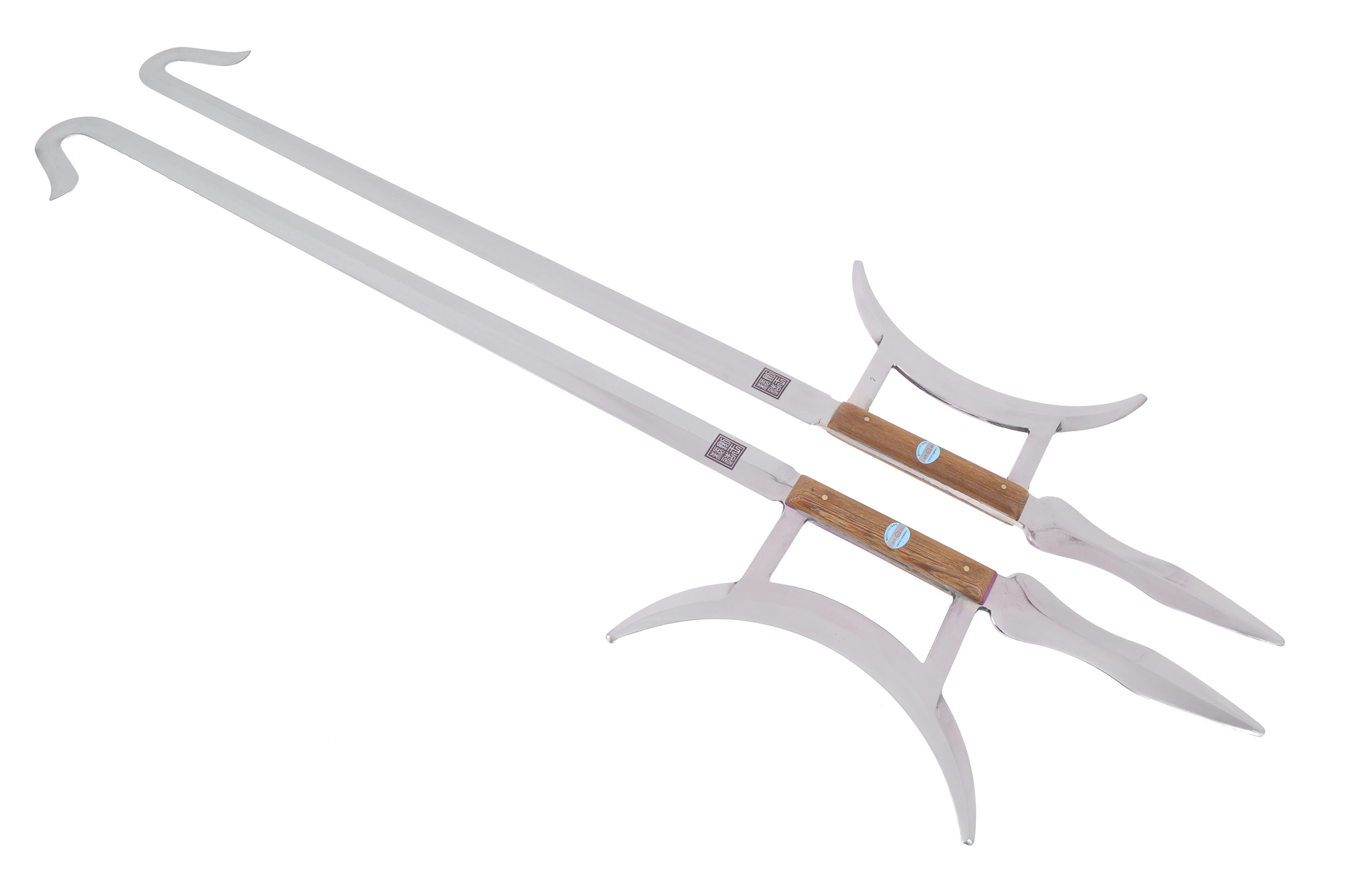 Black Chinese Hook Swords - Stainless Steel Hook Sword - Chinese