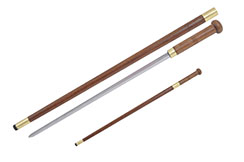 Sword-stick / Cane-Sword, Wenge wood