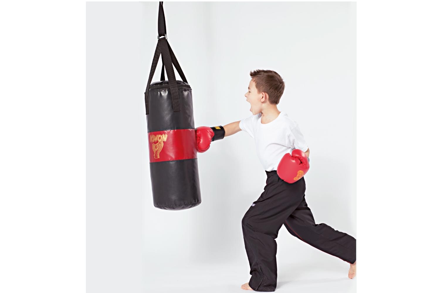 KMUYSL Saco de Boxeo para niños, Saco de Boxeo con Guantes, Saco