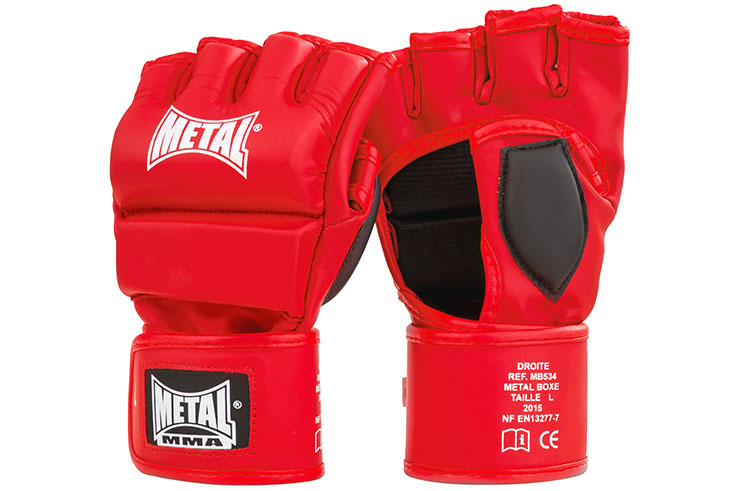 MMA gloves, Competition & Training - MB534, Metal Boxe