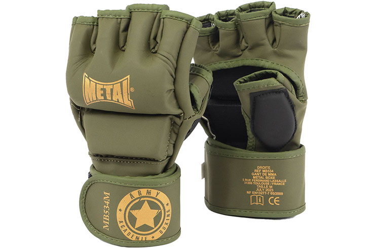 MMA gloves, competition & training - MB534M, Metal Boxe