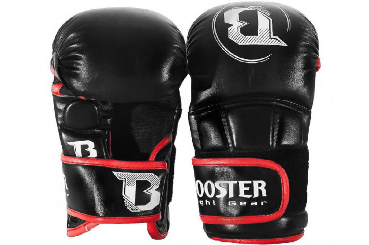 Gants de boxe mitaines pour arts martiaux en cuir premium et coussinets de  protection
