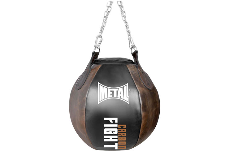 Uppercut bag (Large), Leather - Carbon 12, Metal Boxe