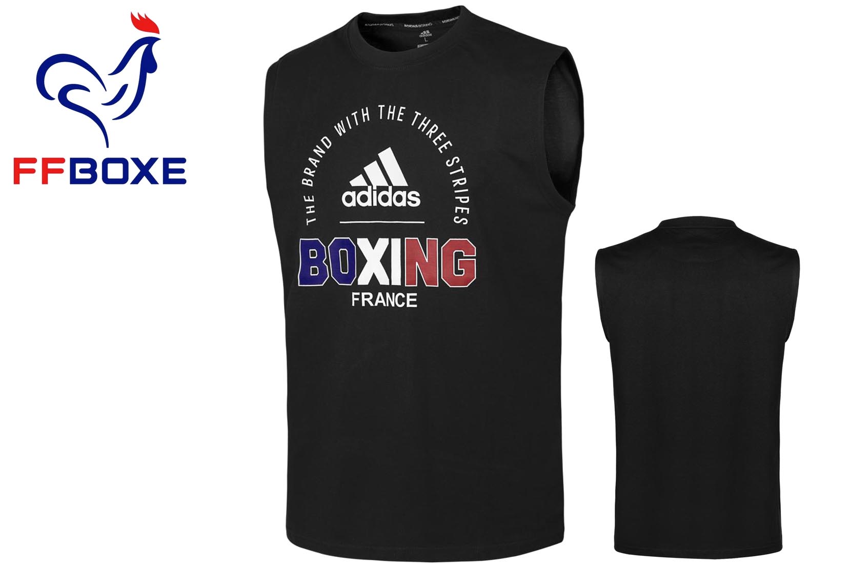 ▷▷⭐️ Camiseta Deportiva sin Mangas Boxeo en color Negro ⭐️◁‎◁‎