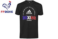 T-shirt, Collection équipe De France - Boxing, Adidas - DragonSports.eu