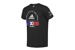 T-shirt, French Team Collection - Boxing, Adidas - DragonSports.eu