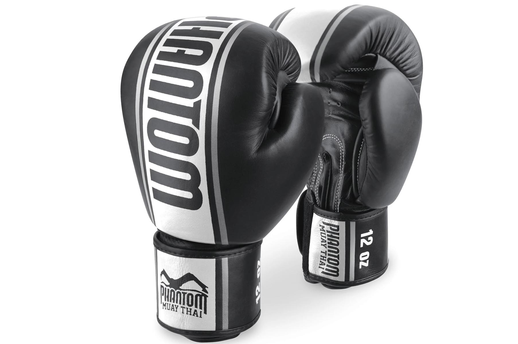 Guantes de boxeo para sparring Outshock 900 negro/plata