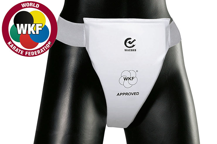 Coquille de protection Homme Hayashi - Blanc - Approuvée WKF
