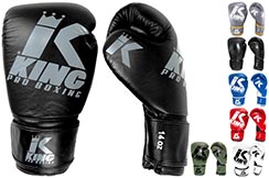 Gants de Boxe, Cuir - Platinium, King Pro Boxing