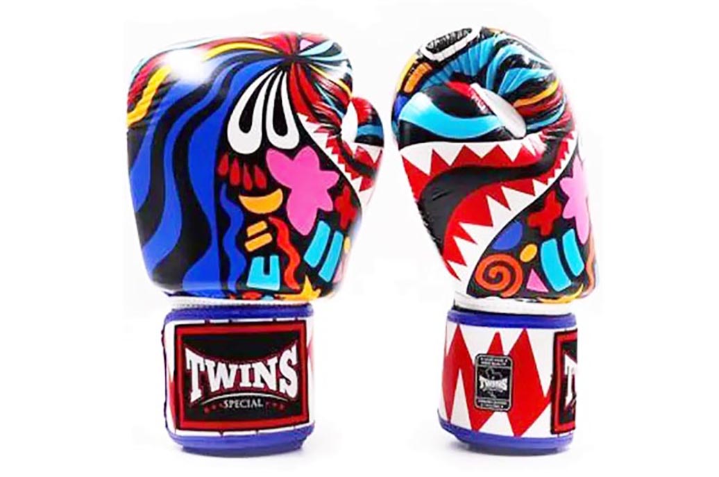 Leone1947 Pantalones Muay Thai / Kick Boxing Flames Multicolor