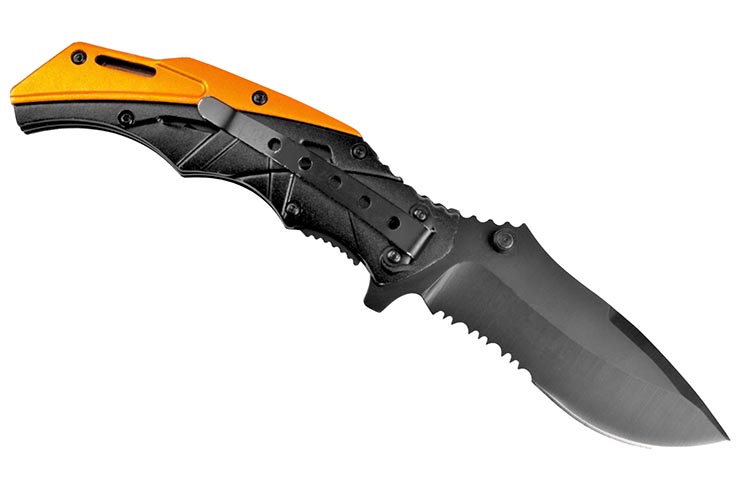 Tactical Pocket Knife - Black & Gold