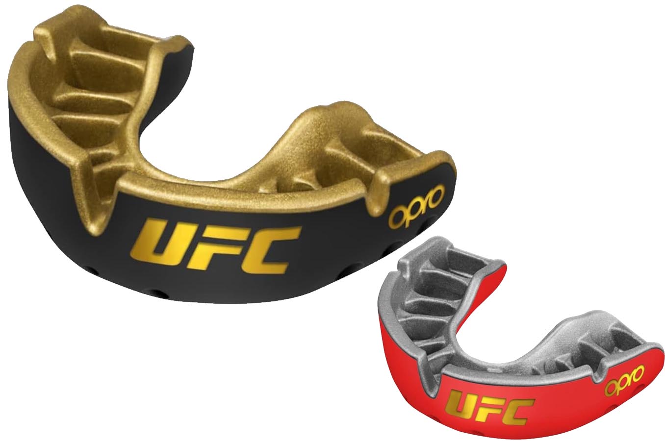 OPRO Bronze Level UFC - Protector bucal deportivo para adultos y jóvenes  con estuche y dispositivo de ajuste, protector de encías para UFC, MMA