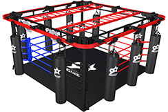 Boxing ring & integrated training area (customizable) - With floor, NineStars