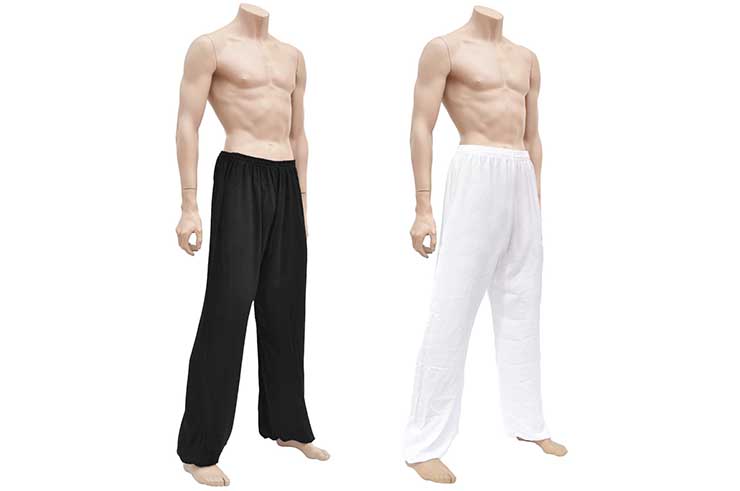 Kung-fu, Wushu Pants, Viscose+Cotton, Grey