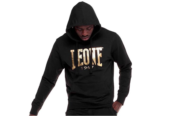 Hooded sweatshirt - GOLD, Leone