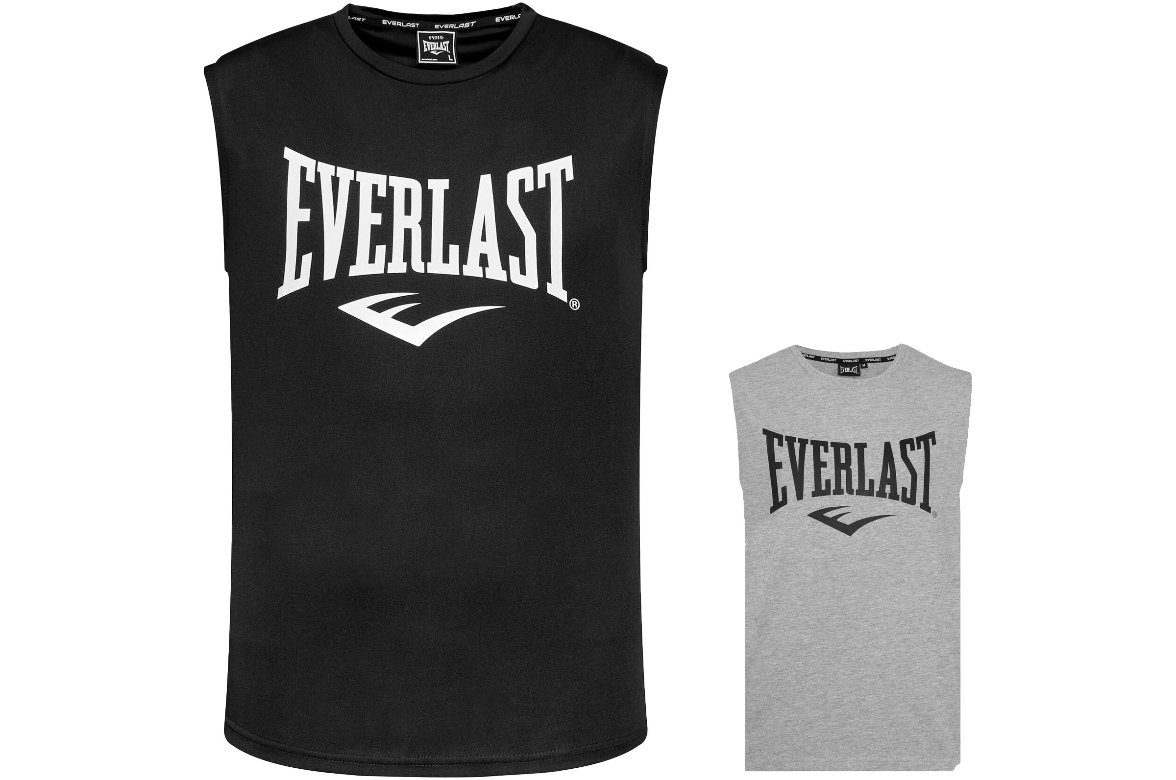 Camiseta de boxeo sin mangas Everlast negro