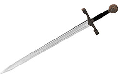 Dragon knight sword, chromed polypropylene