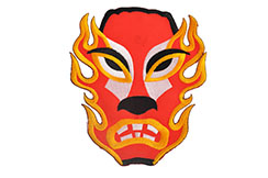 Wrestling mask badge