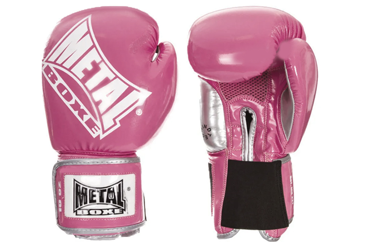 Gants de boxe enfant initiation rose - METAL BOXE