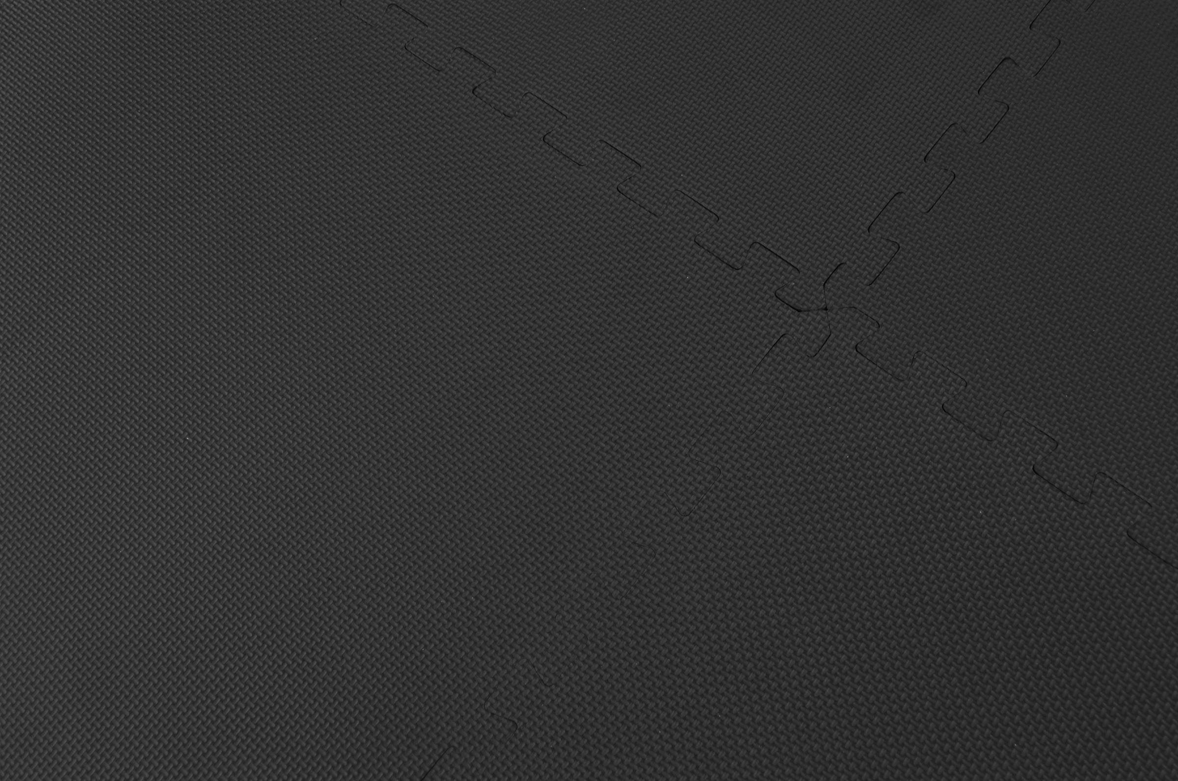 Tapis de sol Puzzle, Gym à domicile - Noir (120 x 120 cm) 