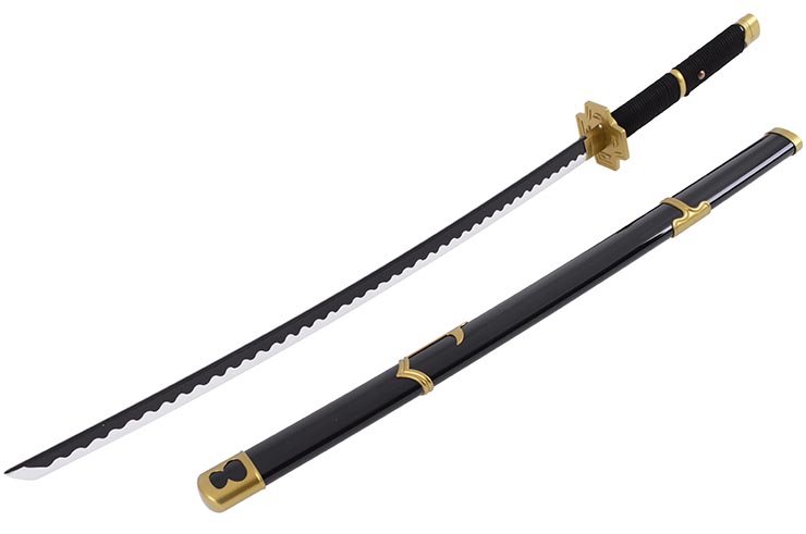 Realistic Katana, Square guard, Baohu - Bamboo Replica