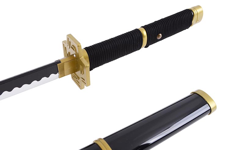 Realistic Katana, Square guard, Baohu - Bamboo Replica