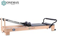 ONEMAX Beech wood Pilates reformer Customizable logo leather color