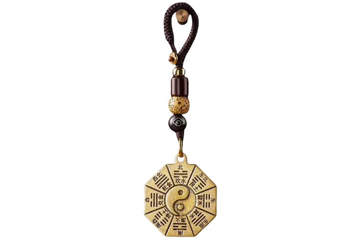 Key ring, Ba Gua - The 8 Trigrams of Yijing