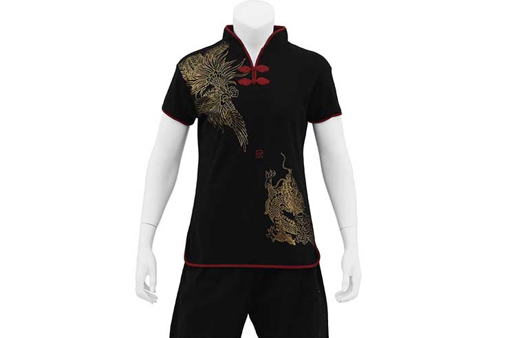 Chang Quan top, Phoenix & Dragon - Premium cotton