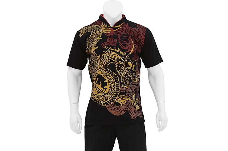 Haut Chang Quan Homme, Dragons - Cotton haut de Gamme