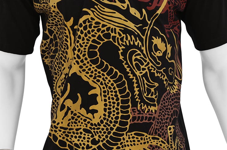 Haut Chang Quan Homme, Dragons - Cotton haut de Gamme