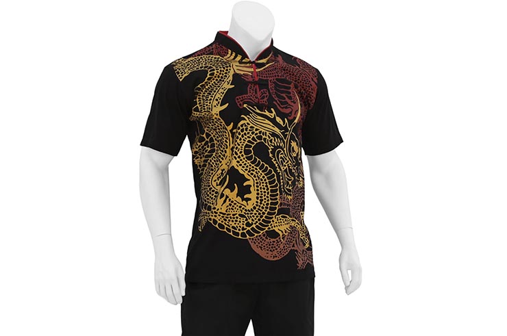 Haut Chang Quan Homme, Dragons - Cotton haut de Gamme