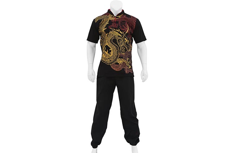 Haut Chang Quan Homme, Dragons - Cotton haut de Gamme