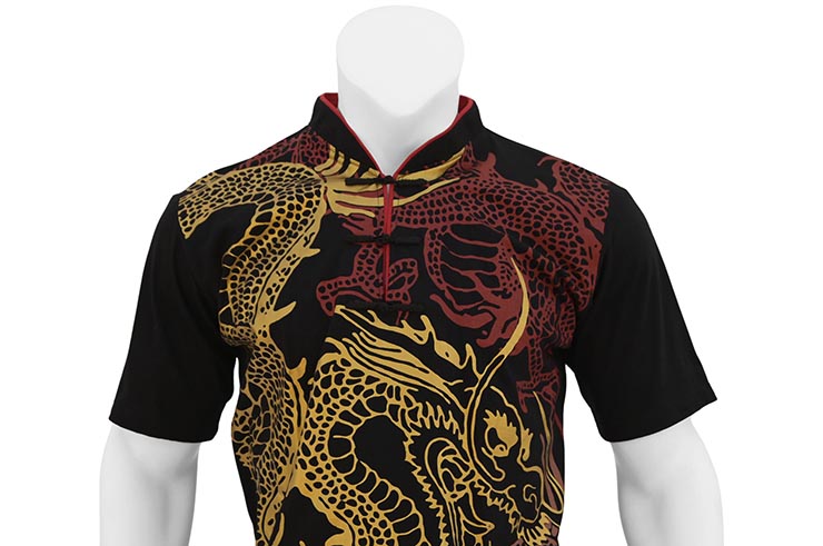 Haut Chang Quan Homme, Dragons - Cotton haut de Gamme