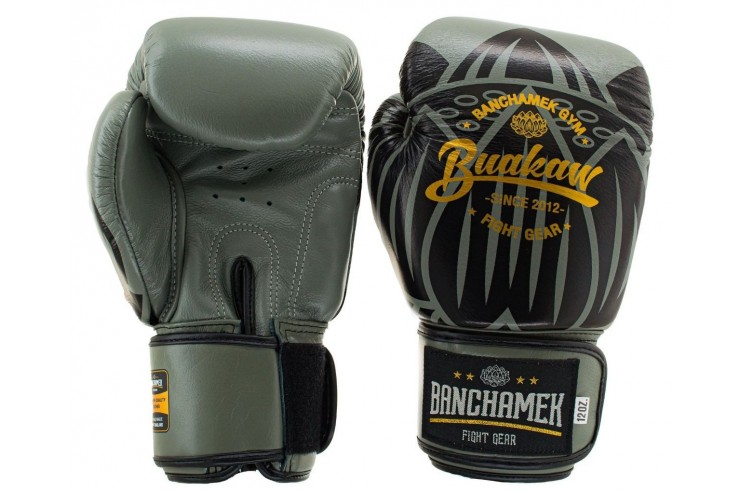 Muay Thai Gloves, Leather - Buakaw, Booster