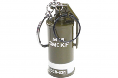 Keychain, Smoke Grenade - Steel