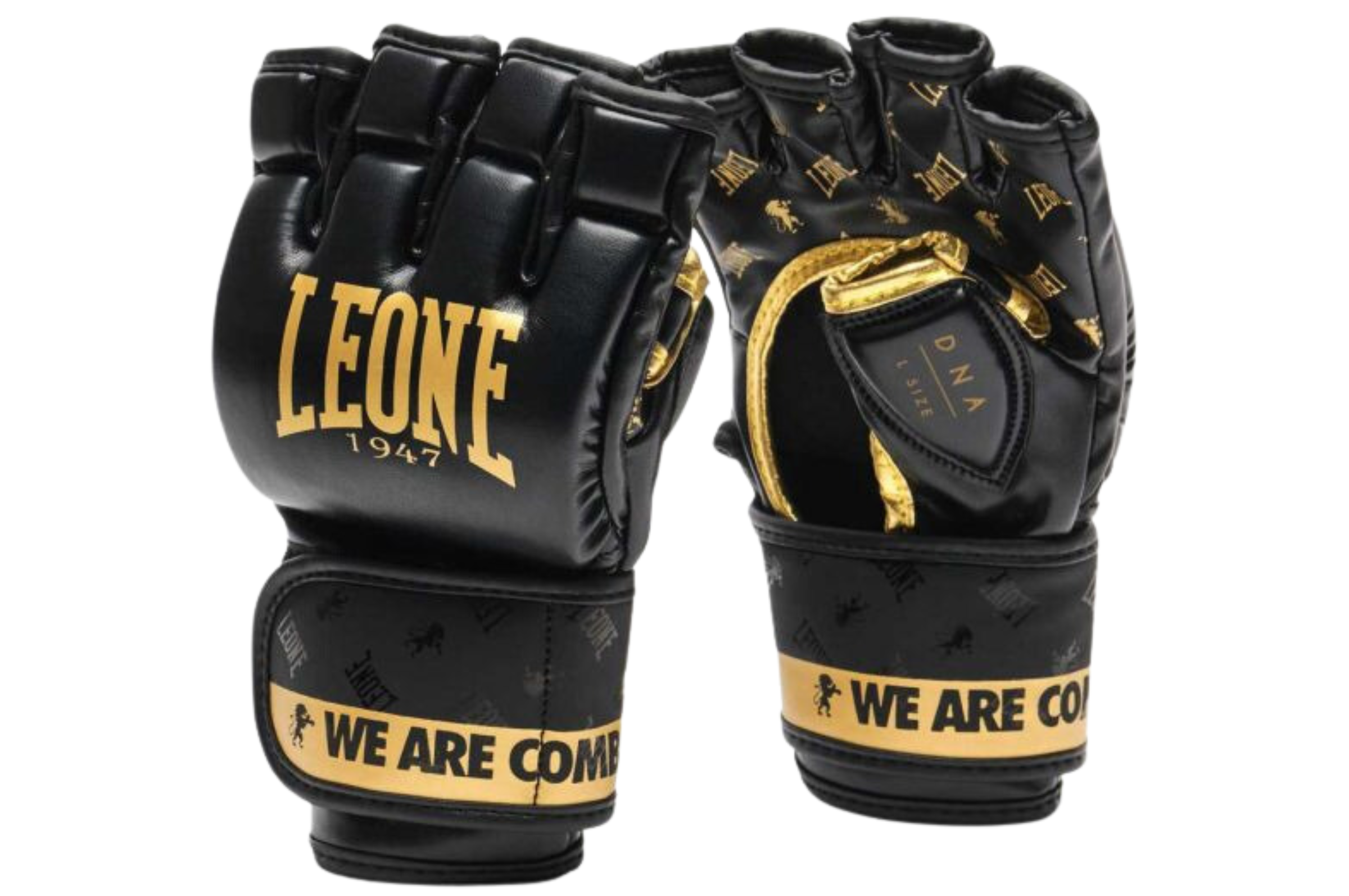 Leone1947 DNA Artificial Leather Boxing Gloves Black