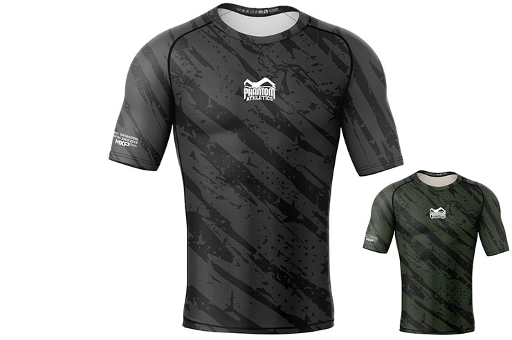 T-shirt de compression, Camo Tiger - Phantom Athletics