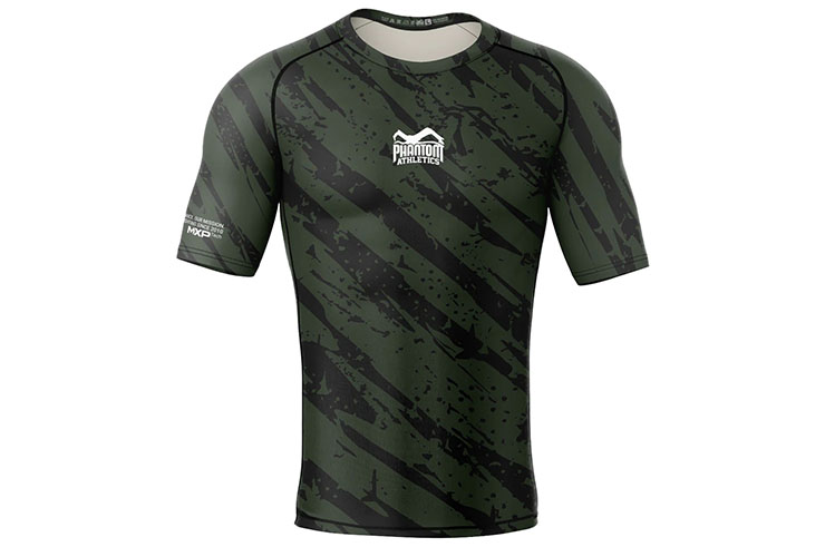 T-shirt de compression, Camo Tiger - Phantom Athletics