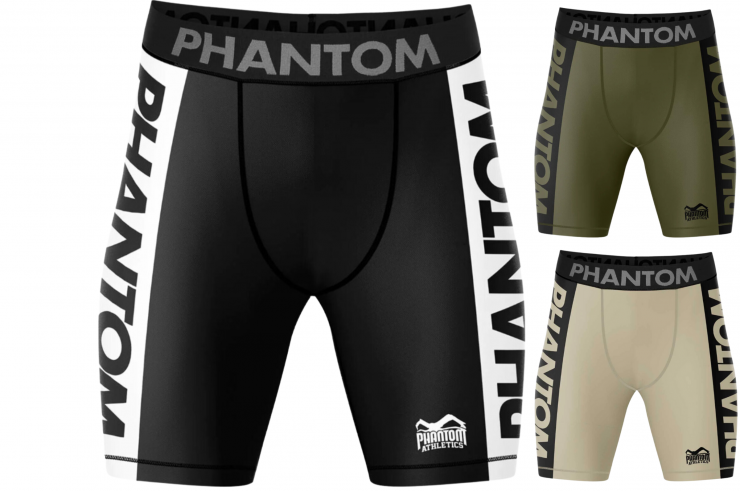 Compression Shorts - Apex Black, Phantom Athletics