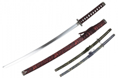 Katana ornamental, Flores y Dragón