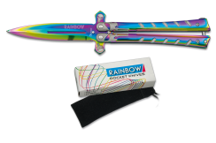 Butterfly Knife, Crane - Rainbow, Albainox