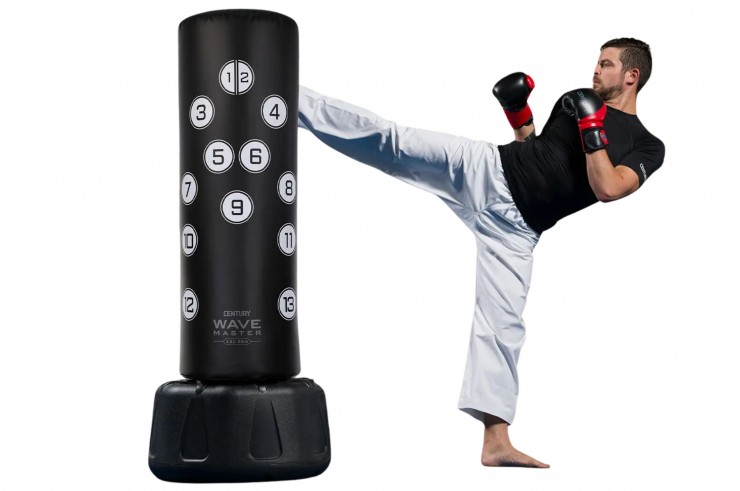 Stand-mounted punching bag, with targets - Wavemaster 2XL Pro, Century