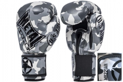 Guantes de boxeo competición, Militar - MB221AR, Metal Boxing (defectos cierres)