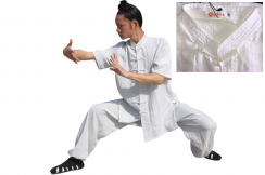 Tenue Wudang Changquan, Blanc (légères tâches)