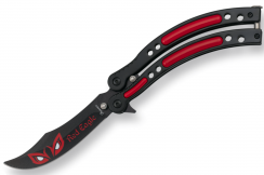 Butterfly knife, Red Eagle - Stainless steel, Albainox