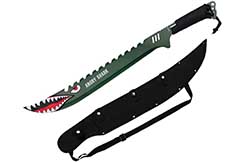 Machete, Angry Shark - Stainless Steel, Albainox