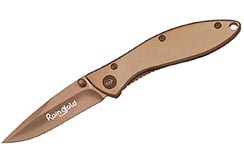 Gold tactical knife - RainGold, Albainox