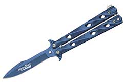 Butterfly knife, Reef - RainBlue, Albainox